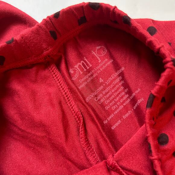 Omi Jo Well Dressed Wolf Deck The Halls American Beauty Tunic Set 4Y - Picture 5 of 6